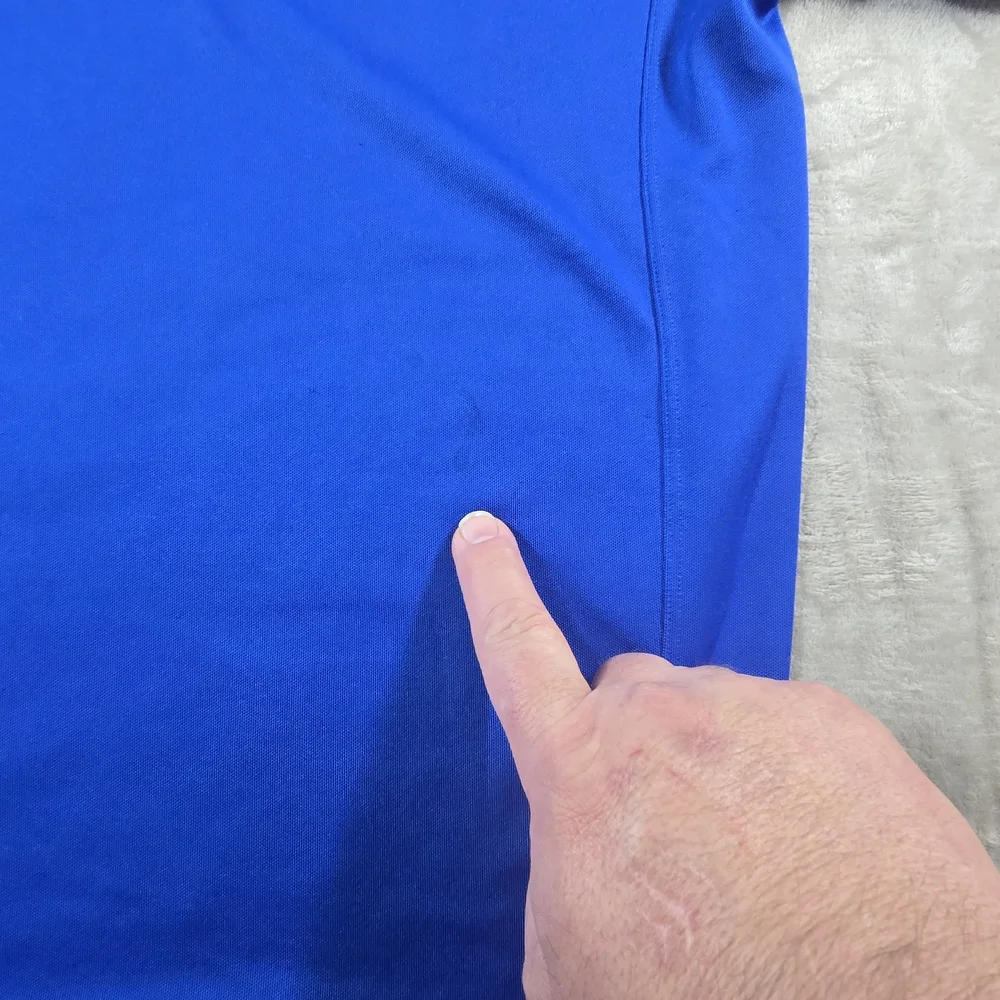 Nike Men's XXL Dri Fit Blue Performance Polo Golf Shirt Must Have - Picture 8 of 8